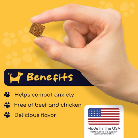 Image of Chew + Heal Healthy Pup Calming Soft Chews, Peanut Butter Bliss