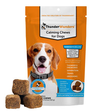 ThunderWunders Dog Calming Chews | Thiamine, L-Tryptophan, Melatonin and Ginger | Can Help Relieve Stress from Separation, Storms, Fireworks & Travel