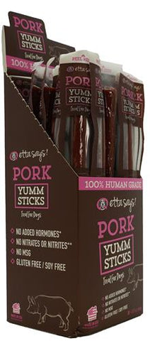 Image of Etta Says Yumm Sticks - 24 count box, 100% human grade meat stick,high protein,low fat