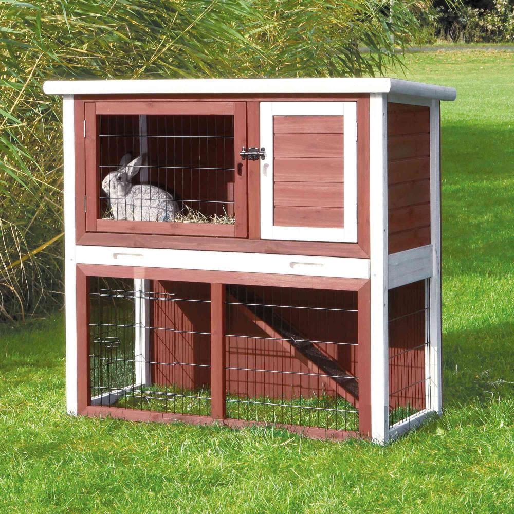 Trixie natura rabbit hotsell hutch with sloped roof