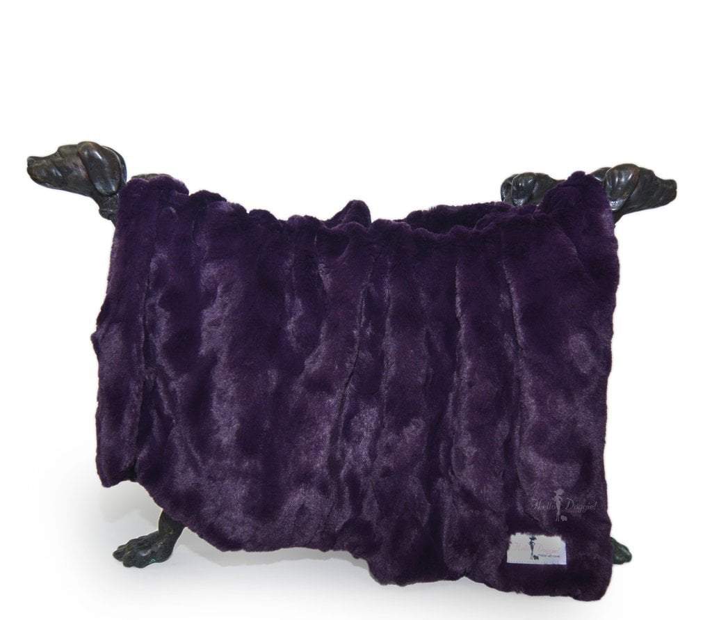 Bella Luxury Faux Fur Dog Blanket Care About My Pet